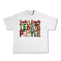 Lunar Rock Santa's Favorite Tennis Player For Christmas Urban Heavy Tee - FaDigitalArtStudio