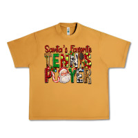 Peanut Butter Santa's Favorite Tennis Player For Christmas Urban Heavy Tee - FaDigitalArtStudio
