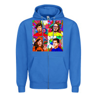 True Royal workaholics Zipper Hoodie - DesigneFamous