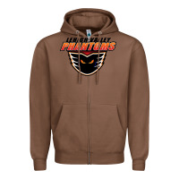 Chestnut The Phantoms, Lehigh Valley Zipper Hoodie - DesigneFamous