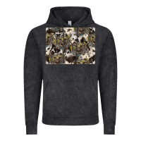 Vintage Black Longhorn Pattern Vintage Hoodie - CowhideDigitalArt