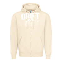 Sandshell Supra Drift Zipper Hoodie - DesigneFamous