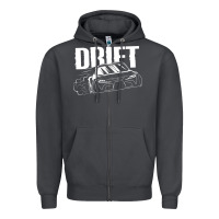 Smoke Supra Drift Zipper Hoodie - DesigneFamous