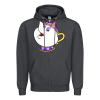 Smoke mrs potts Zipper Hoodie - DesigneFamous