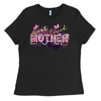 Black Most loved mother Mother's Day Ladies Tee - FaDigitalArtStudio
