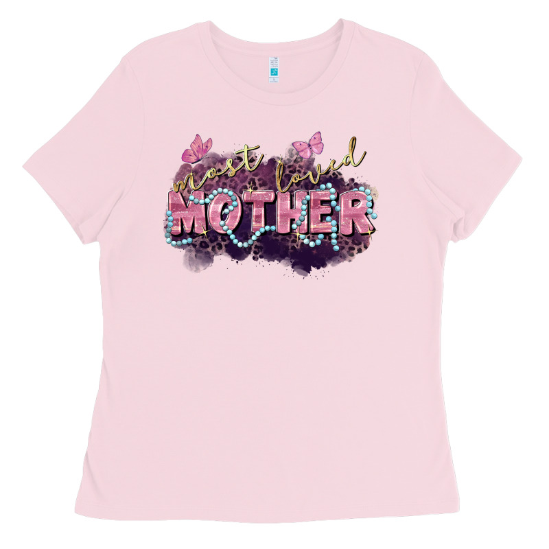 Most Loved Mother Mother's Day Ladies Tee by FaDigitalArtStudio | Teevron