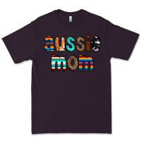 Plum Aussie mom Premium Tee - CowCowDesign