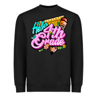 Black hello 4th grade Heavyweight Sweatshirt - JahusDesignShop