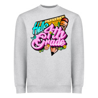 Heather Grey hello 4th grade Heavyweight Sweatshirt - JahusDesignShop