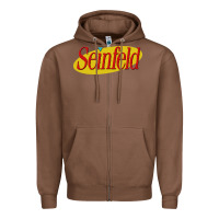 Chestnut seinfeld Zipper Hoodie - DesigneFamous