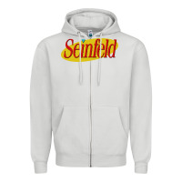 Dove Grey seinfeld Zipper Hoodie - DesigneFamous