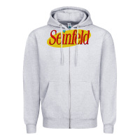 Heather Grey seinfeld Zipper Hoodie - DesigneFamous