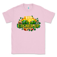 Bubblegum Pink St. Patrick's Day American Football Classic Tee - HowdyJamesFarm