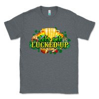 Charcoal Heather St. Patrick's Day American Football Classic Tee - HowdyJamesFarm