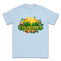 Dusty Blue St. Patrick's Day American Football Classic Tee - HowdyJamesFarm