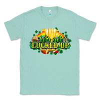 Seafoam St. Patrick's Day American Football Classic Tee - HowdyJamesFarm