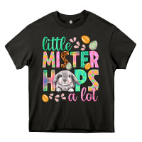Asphalt Little mister hops a lot Easter Day Heavy Core Tee - HowdyJamesFarm