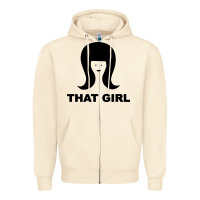 Sandshell that girl Zipper Hoodie - DesigneFamous
