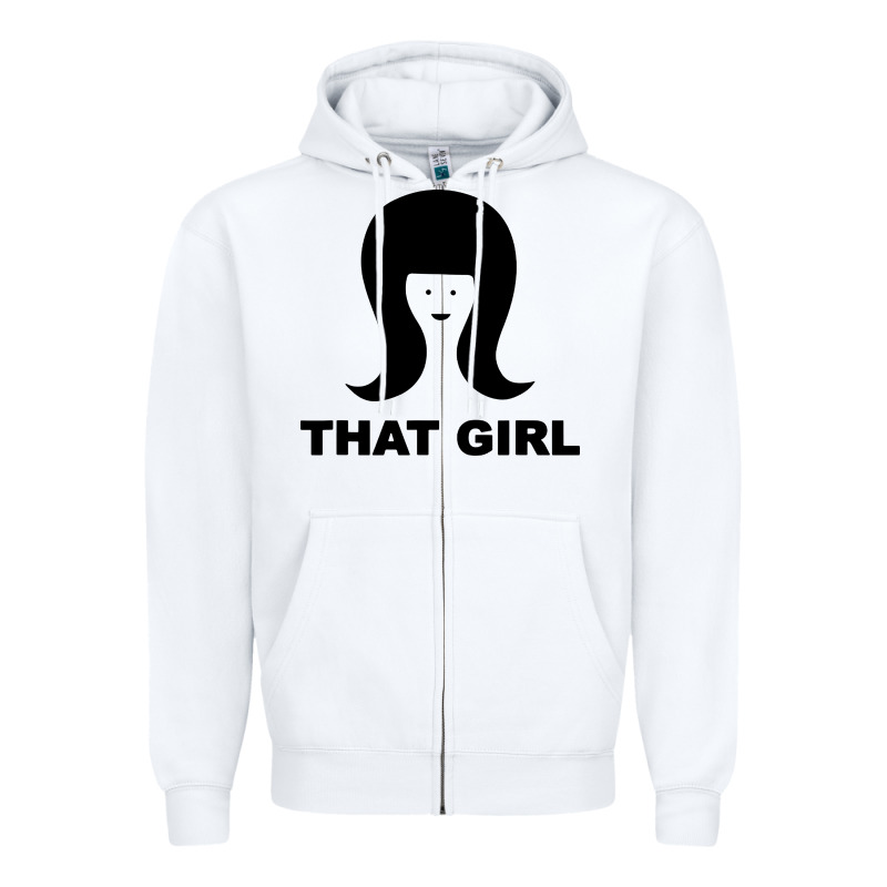 That Girl Zipper Hoodie by DesigneFamous | Teevron