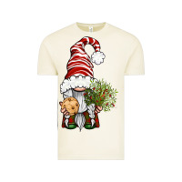 Vintage Arctic Christmas Gnome With Cookie Vintage Tee - BundleAndBundleShop