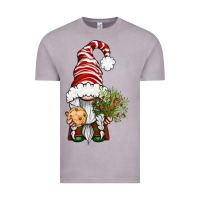 Vintage Zinc Christmas Gnome With Cookie Vintage Tee - BundleAndBundleShop