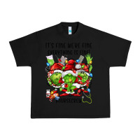 Black it's fine we're fine everythıng is fine! nursecre Urban Heavy Tee - FaDigitalArtStudio