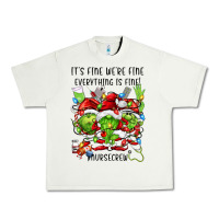 Pistachio it's fine we're fine everythıng is fine! nursecre Urban Heavy Tee - FaDigitalArtStudio