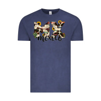 Vintage Denim mexico state cowhide serape cactus Vintage Tee - RanaPortraitStore