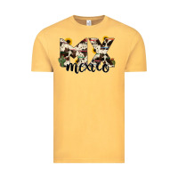 Vintage Mustard mexico state cowhide serape cactus Vintage Tee - RanaPortraitStore