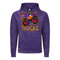 Cloud Purple Easily Distracted By Trucks Vintage Hoodie - CowhideDigitalArt