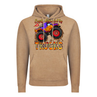 Vintage Coffee Easily Distracted By Trucks Vintage Hoodie - CowhideDigitalArt