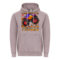 Vintage Zinc Easily Distracted By Trucks Vintage Hoodie - CowhideDigitalArt