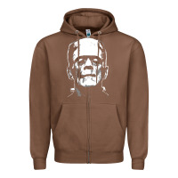 Chestnut frankenstein Zipper Hoodie - DesigneFamous