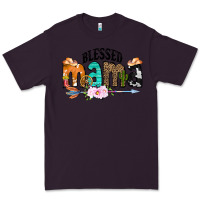 Plum Blessed Mama Premium Tee - CowCowDesign
