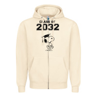 Sandshell funny graduation class of 2032 Zipper Hoodie - DesigneFamous