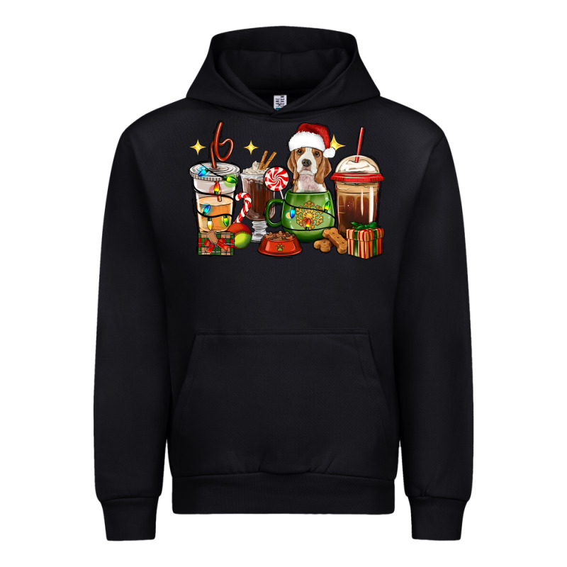 Christmas Coffee Cups With Beagle Urban Hoodie by RanaPortraitStore | Teevron