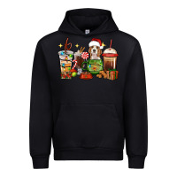 Black Christmas coffee cups with Beagle Urban Hoodie - RanaPortraitStore