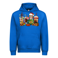 Cobalt Christmas coffee cups with Beagle Urban Hoodie - RanaPortraitStore