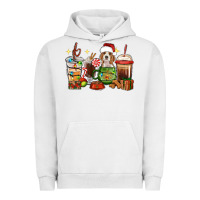 Pigment Lunar Rock Christmas coffee cups with Beagle Urban Hoodie - RanaPortraitStore