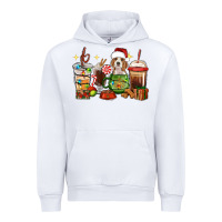 White Christmas coffee cups with Beagle Urban Hoodie - RanaPortraitStore