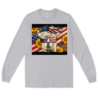 Western 4th Of July Lama Long Sleeve Tee | Teevron
