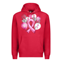 Balloons Cancer Ribbon Premium Hoodie | Teevron