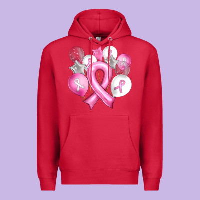 Balloons Cancer Ribbon Premium Hoodie Designed By Artiststas
