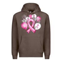 Coffee Balloons cancer ribbon Premium Hoodie - Artiststas