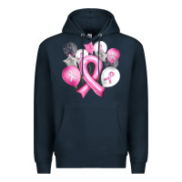 Navy Balloons cancer ribbon Premium Hoodie - Artiststas