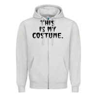 Dove Grey halloween costume ideas Zipper Hoodie - DesigneFamous