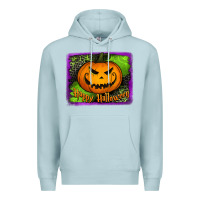 Blue Mist happy halloween jack o' lantern pumpkin Premium Hoodie - Jasminsmagicworld