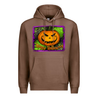 Chestnut happy halloween jack o' lantern pumpkin Premium Hoodie - Jasminsmagicworld