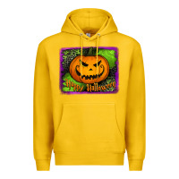 Lemon happy halloween jack o' lantern pumpkin Premium Hoodie - Jasminsmagicworld