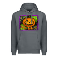 Rock happy halloween jack o' lantern pumpkin Premium Hoodie - Jasminsmagicworld